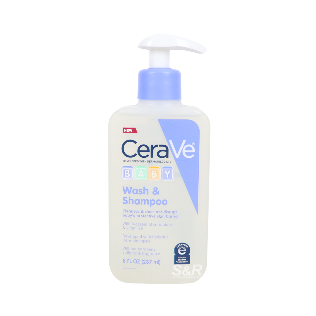 Cerave Baby Wash & Shampoo 237mL